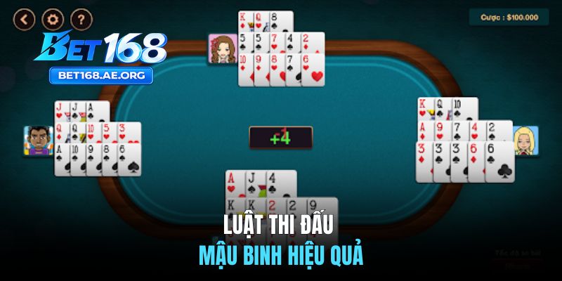 Luật thi đấu mậu binh hiệu quả