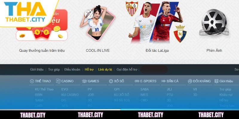 Cập nhật link login tài khoản THABET chuẩn nhất